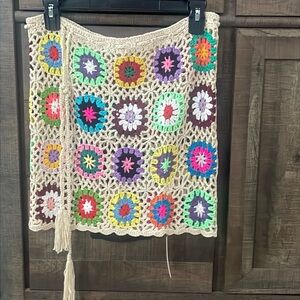 Swimsuit cover up skirt